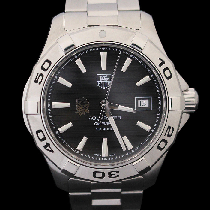 Tag Heuer(태그호이어) WAP2013.BA0830 R.F.U 리미티드 블랙 다이얼 스틸 오토매틱 아쿠아레이서 300 시계