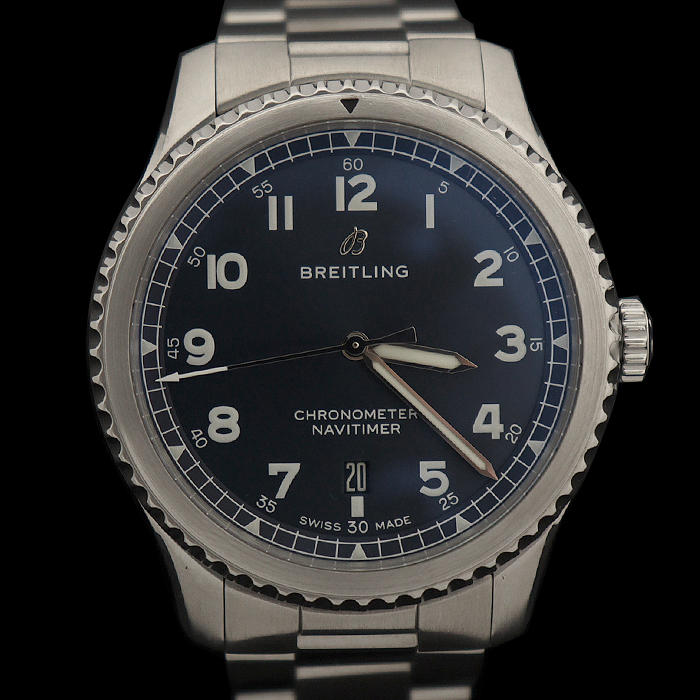 Breitling(브라이틀링) A17314 41MM 스틸 오토매틱 청판 내비타이머 8 남성 시계