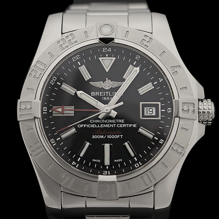 Breitling(브라이틀링) A32390 43MM 스틸 오토매틱 어벤저 II GMT 남성 시계