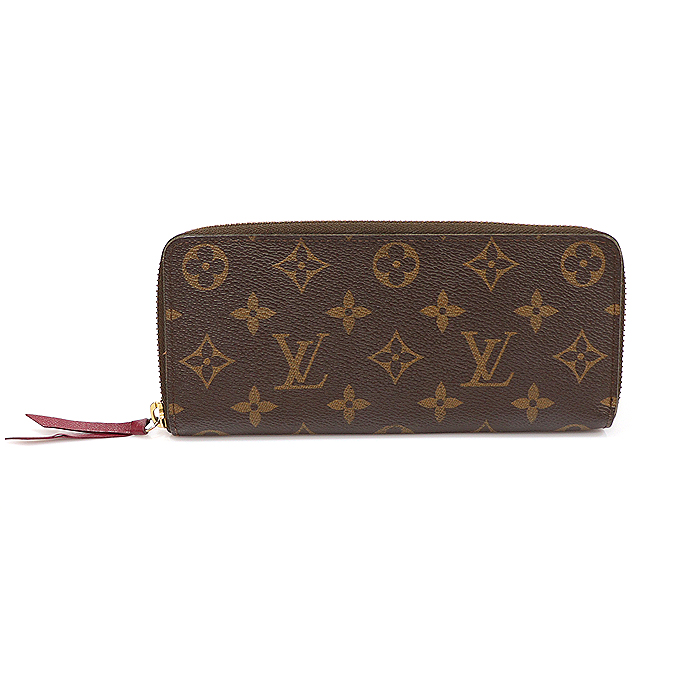 Louis Vuitton(루이비통) M60742 모노그램 캔버스 푸시아 클레망스 월릿 장지갑