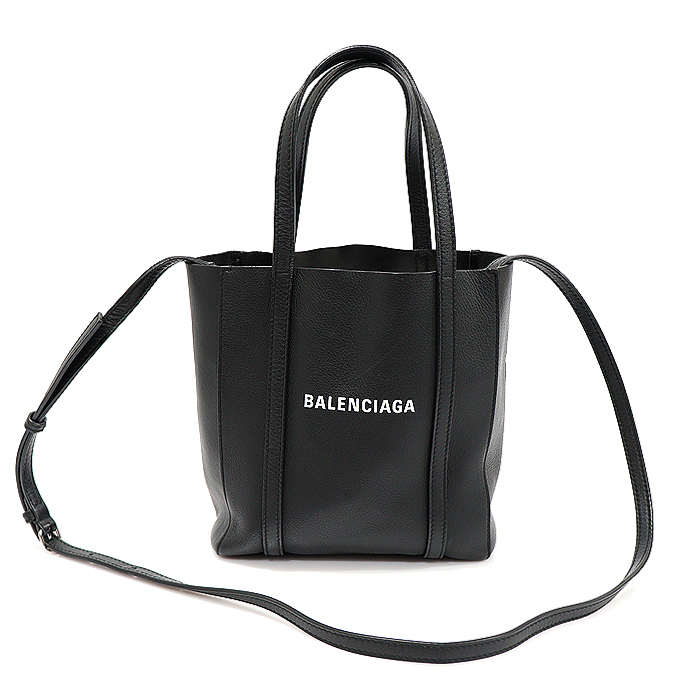 Balenciaga(발렌시아가) 551815 블랙 카프스킨 레더 에브리데이 토트 XXS 2WAY