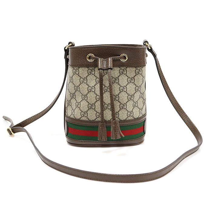 Gucci (Gucci) 550620 GG Supreme Canvas WEB Opidia Mini GG Bucket Shoulder Bag