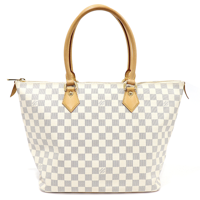 Louis Vuitton N51185 Damier Azure Canvas Saleya MM Shoulder Bag