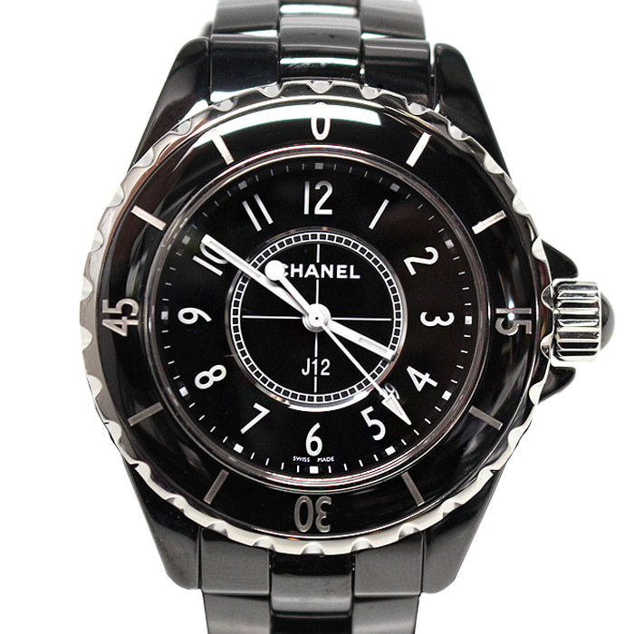 Chanel(샤넬) H0682 33MM 블랙 세라믹 쿼츠 J12 여성 시계