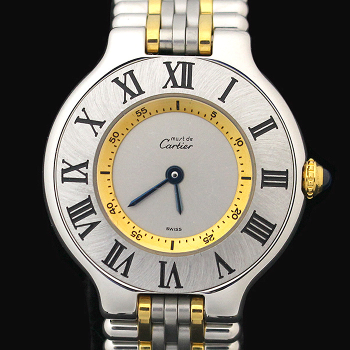 Cartier(까르띠에) 18K 콤비 21세기 머스트 드 까르띠에 여성용 시계