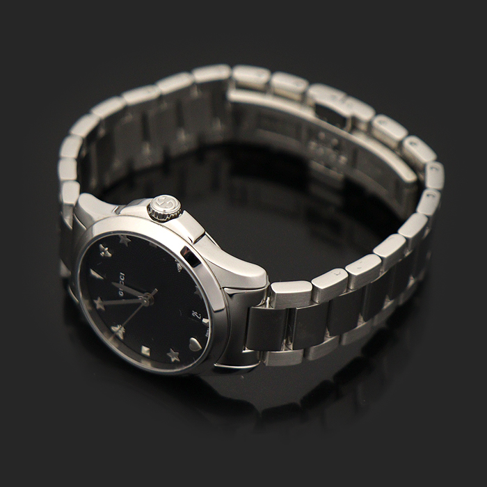 Gucci(구찌) YA126573 27MM 스틸 쿼츠 G 타임리스 스타 비 여성 시계