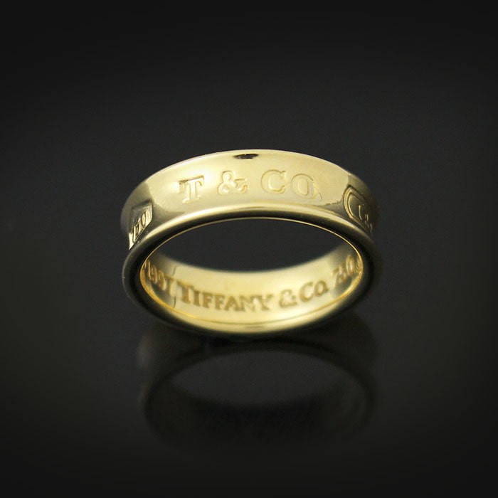 Tiffany&amp;Co(티파니) 18K 750 옐로우 골드 1837™ 6MM 미디움 링 14.5호