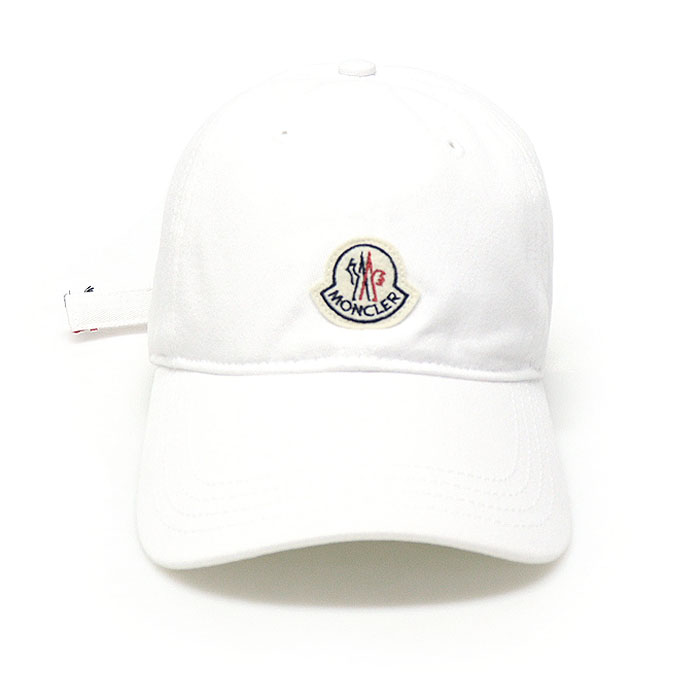 Moncler(몽클레어) 스노 화이트 캔버스 로고 베이스볼 캡 남여공용 모자