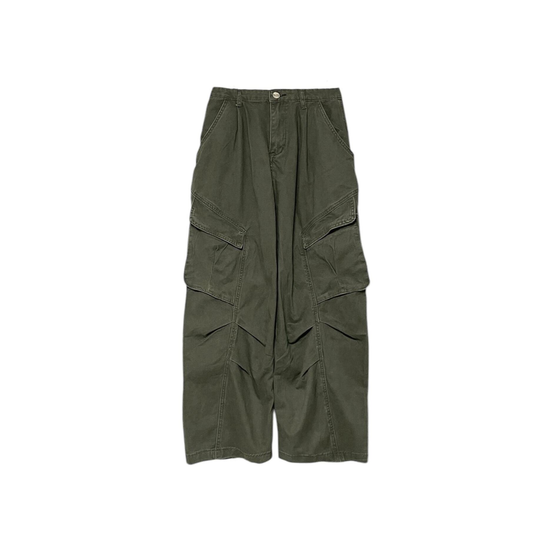 balloon wide cargo pants - miumiz