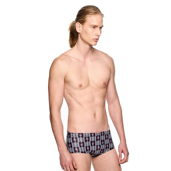 후그 남자 실내 수영복 로코코 블랙베리 숏사각 슬림핏 MFA969 디자인 수모 증정