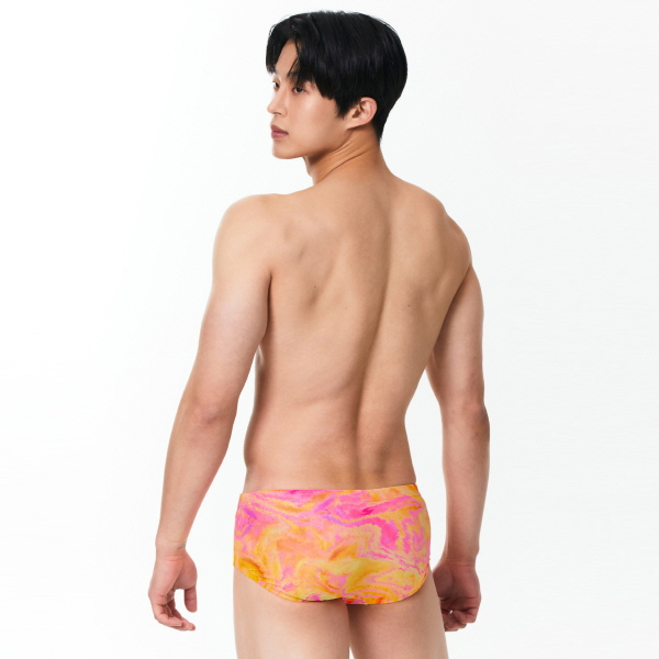 센티 남자 실내수영복 발렌타인 OR 세미 숏사각 MSP-24468 디자인 수모 증정