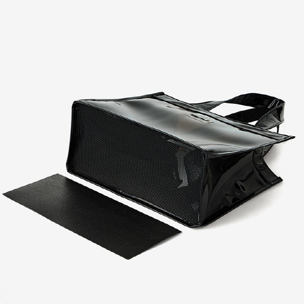 센티 수영가방 애나멜 토트백 대형 블랙 SB-220 BLK