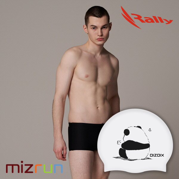 랠리 남자 실내 수영복 솔리드 탄탄이 숏사각 스퀘어 OSMR712 디자인 수모 증정