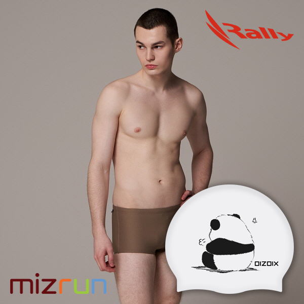 랠리 남자 실내 수영복 솔리드 탄탄이 숏사각 스퀘어 OSMR714 디자인 수모 증정