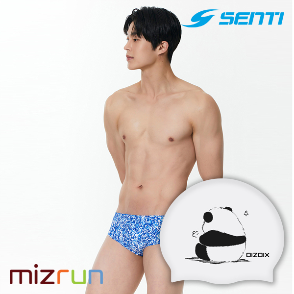 센티 남자 실내수영복 블라썸 BL 세미 숏사각 MSP-24461 디자인 수모 증정