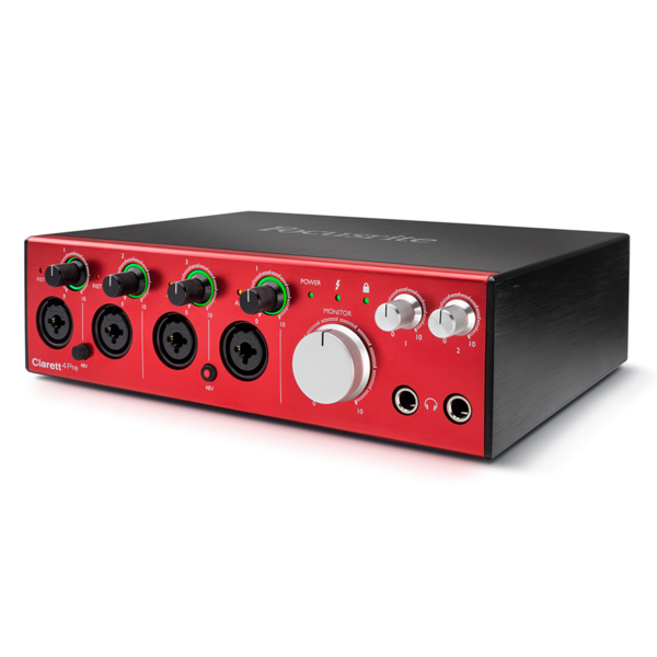 Focusrite Clarett 4Pre 포커스라이트 클라렛 썬더볼트2 오디오 인터페이스