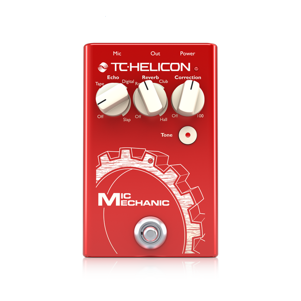 TC Helicon Mic Mechanic 2 + 어댑터 포함 - 보컬 에코/리버브 이펙터