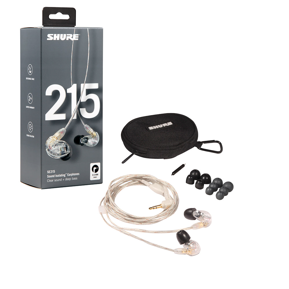 SHURE SE215 NEW (클리어) 슈어 이어폰