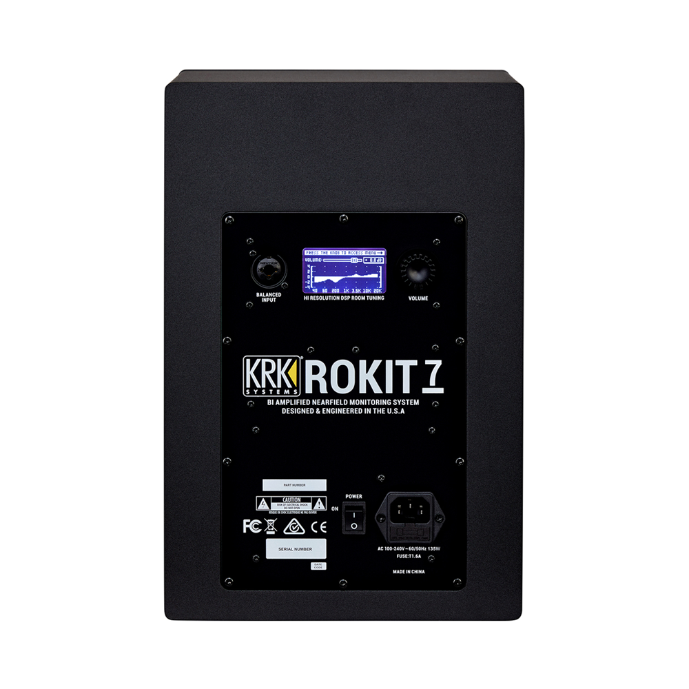 KRK ROKIT 7 G4 (1조) RP7 액티브 모니터 스피커 + XLR to 55 TRS 케이블