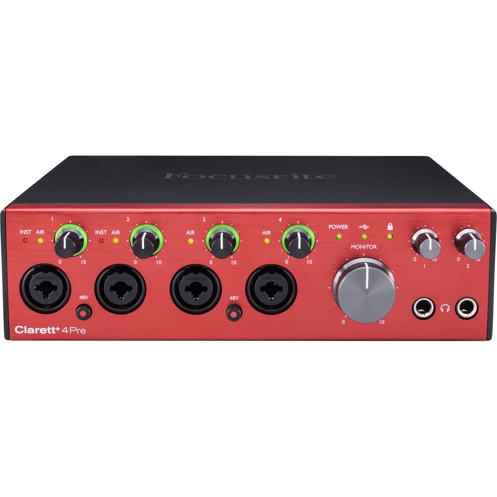 Focusrite Clarett+ 4Pre USB 포커스라이트 클라렛 오디오 인터페이스