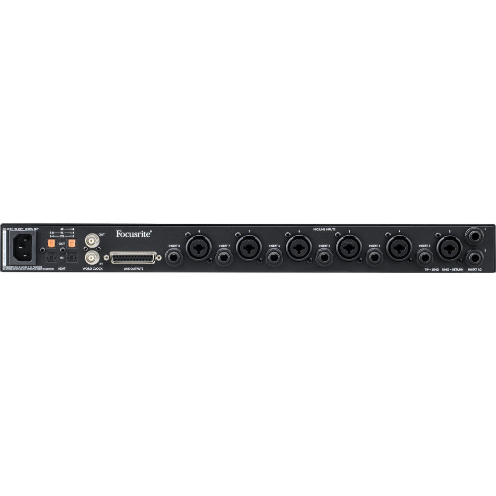 Focusrite Clarett+ Octopre 포커스라이트 클라렛 8채널 마이크 프리앰프 AD/DA 컨버터