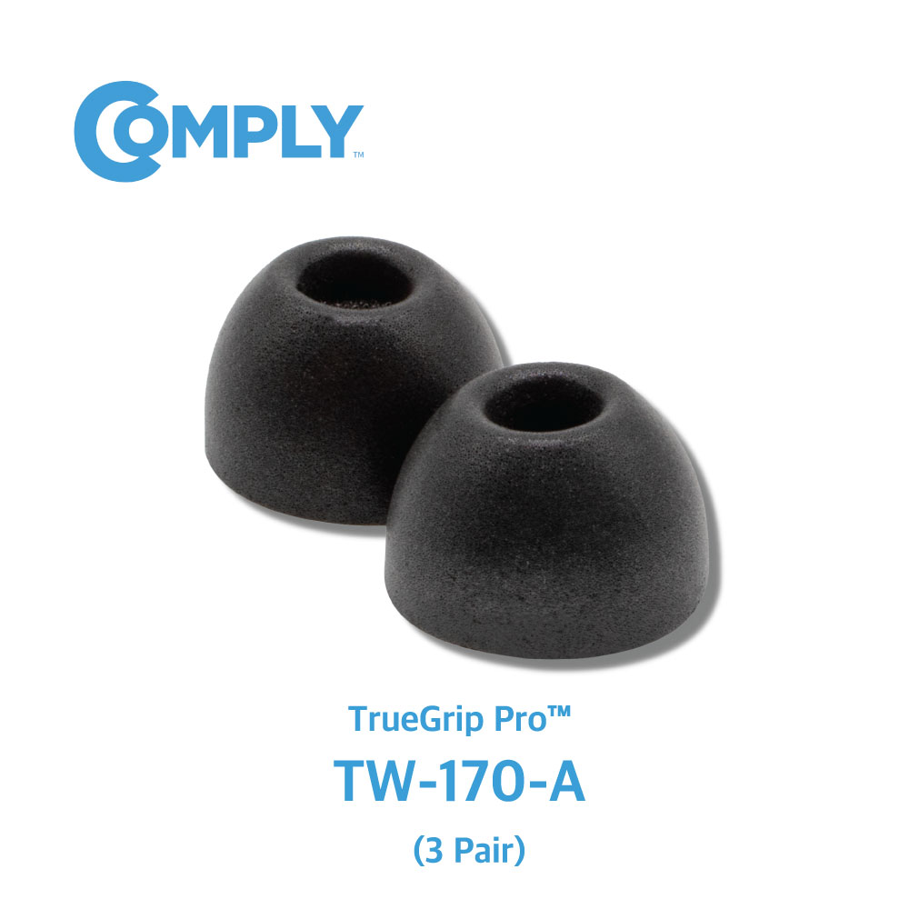 COMPLY 컴플라이 폼팁 TrueGrip Pro 트루그립 프로 이어팁 TW-170-A Jabra 자브라 65t, 75t 호환 중 3쌍