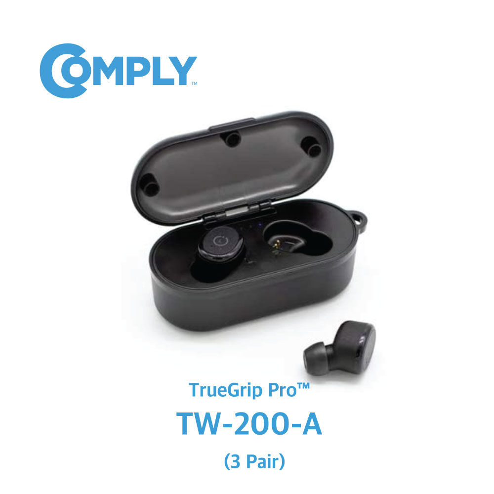 COMPLY 컴플라이 폼팁 TrueGrip Pro 트루그립 프로 이어팁 TW-200-A 갤럭시 버즈 1,2, 버즈+ 호환 중 3쌍