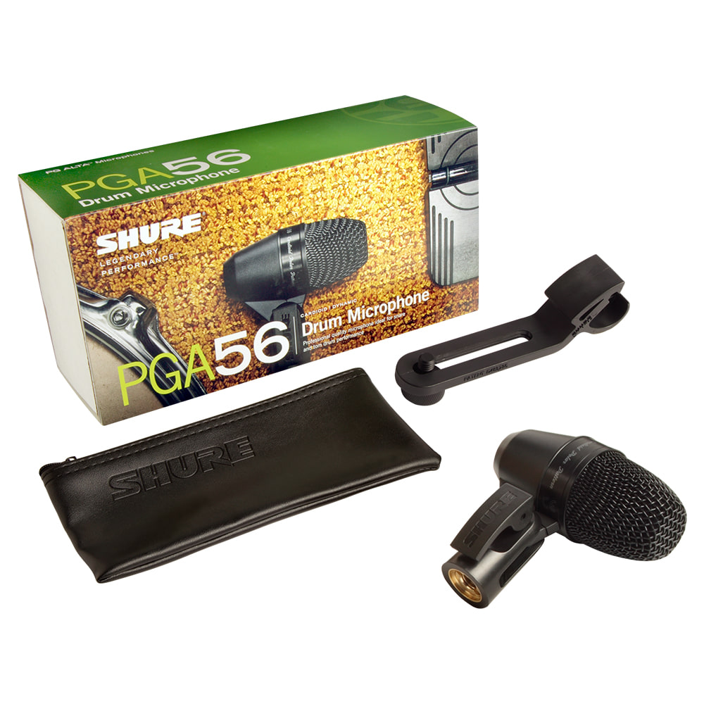 SHURE PGA56 슈어 스네어 탐탐 퍼커션 마이킹용 유선 마이크