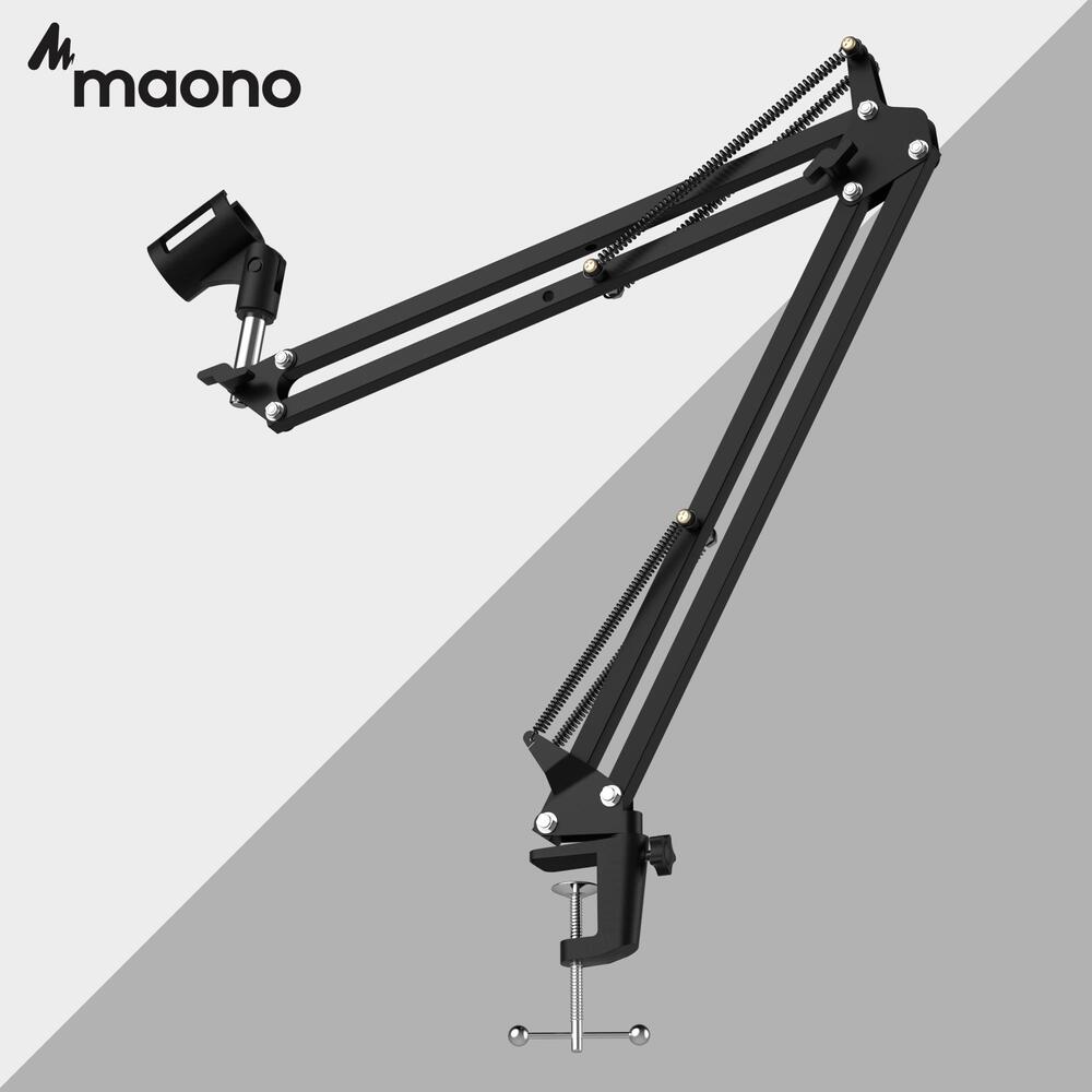 마오노 B01 붐암 마이크 굴절 스탠드 2관절형 블랙 화이트