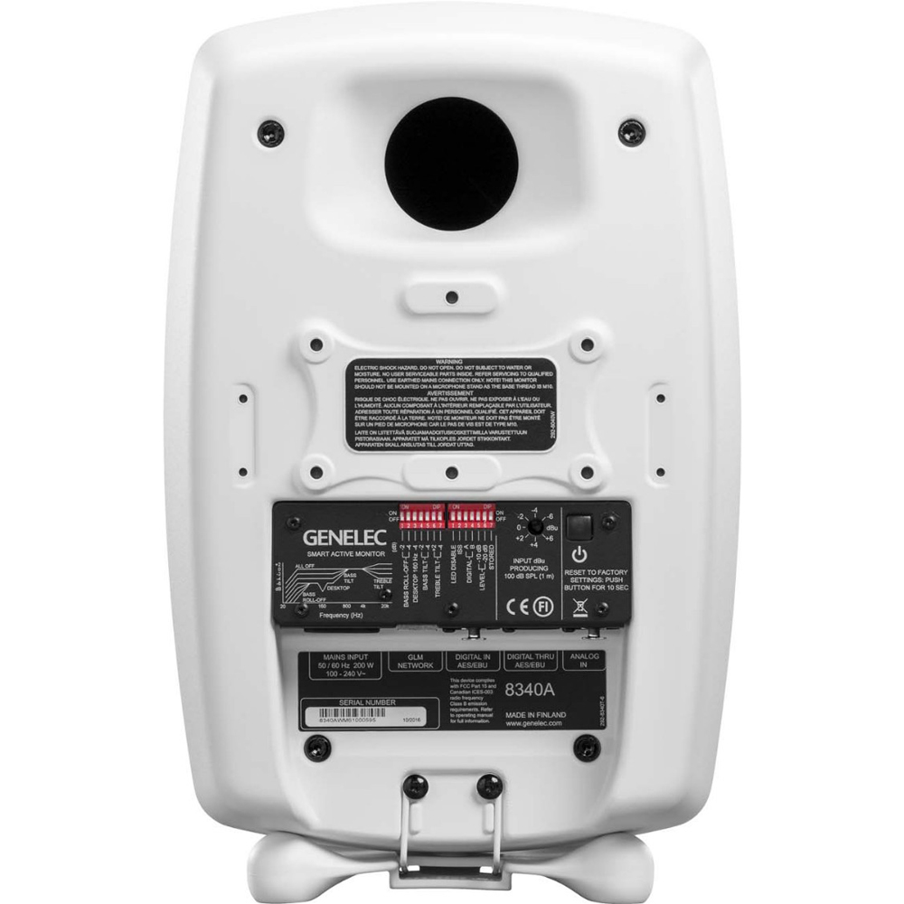 Genelec 8340A SAM 화이트 + 제네렉 GLM Kit + 9101B 무선 리모컨 패키지