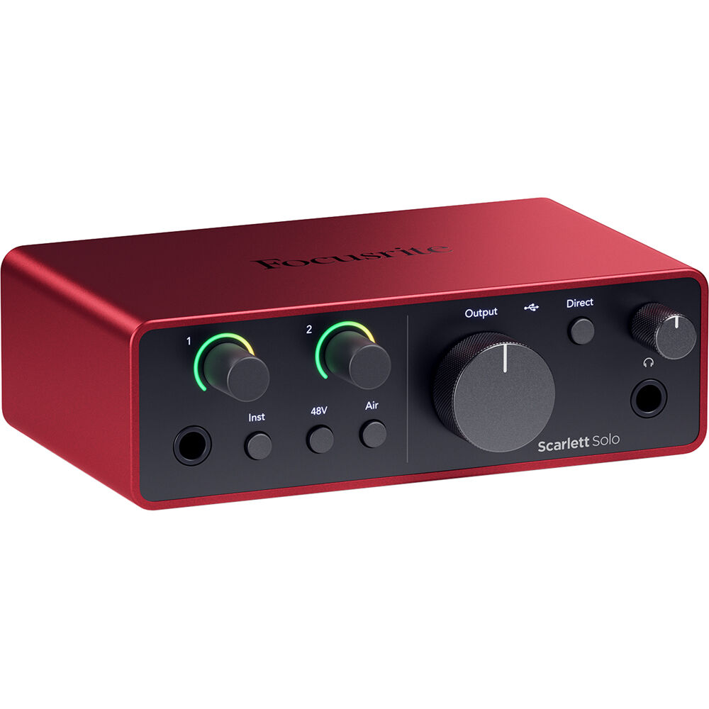 Focusrite Scarlett Solo 4G (4세대) 스칼렛 솔로 오디오 인터페이스