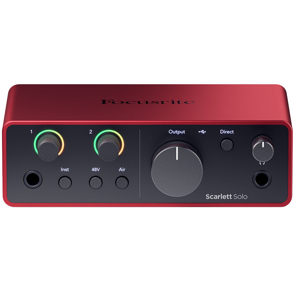 Focusrite Scarlett Solo 4G (4세대) 스칼렛 솔로 오디오 인터페이스