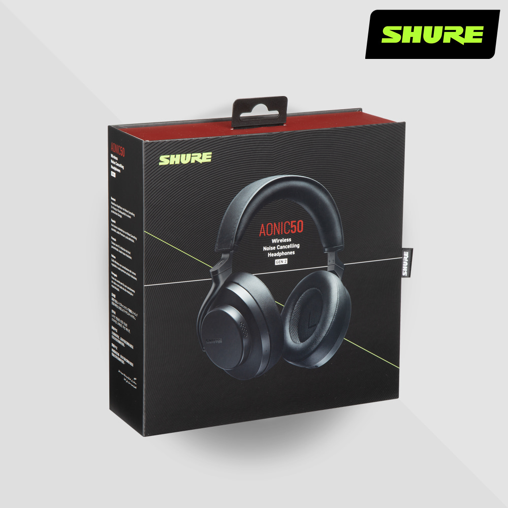 SHURE AONIC 50 GEN2 슈어 무선 노이즈 캔슬링 헤드폰 (블랙)