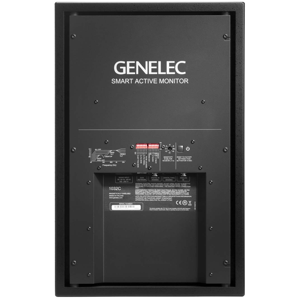 Genelec 1032C SAM 모니터 스피커 + 제네렉 GLM Kit 패키지
