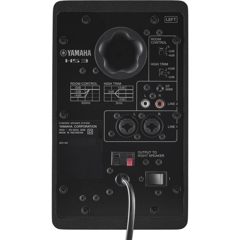 YAMAHA HS3 야마하 3.5인치 액티브 모니터 스피커 블랙 2통