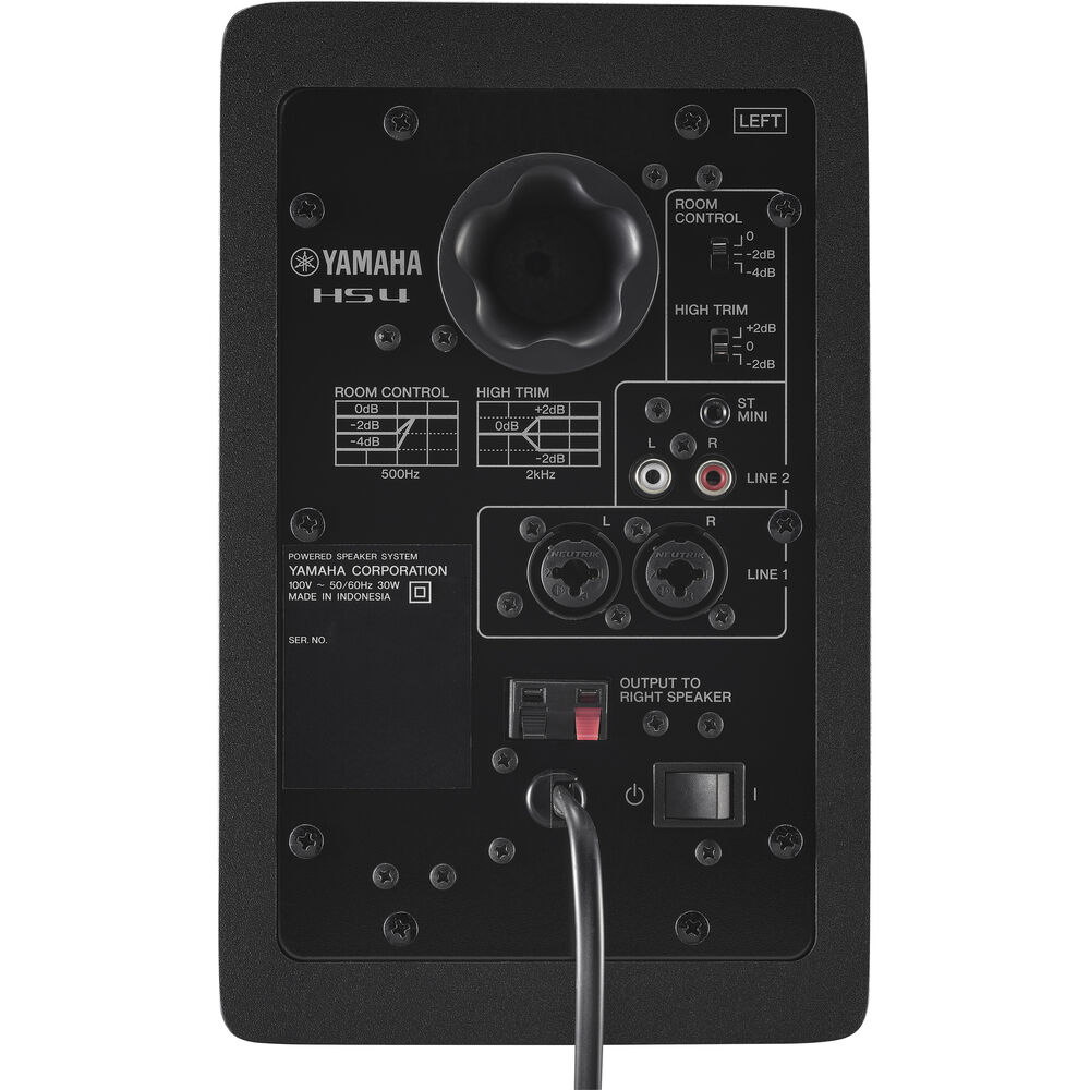 YAMAHA HS4 야마하 4.5인치 액티브 모니터 스피커 블랙 2통