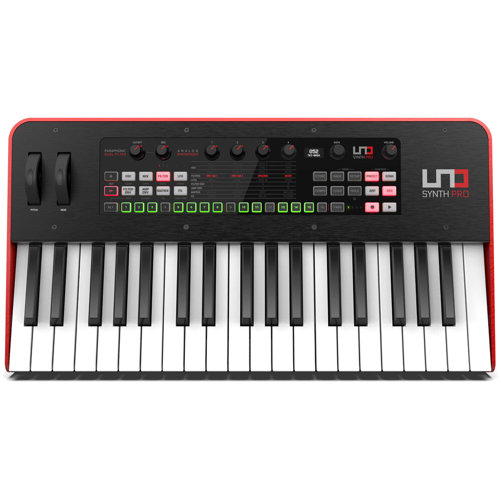 IK Multimedia UNO Synth PRO 파라포닉 듀얼필터 아날로그 신시사이저