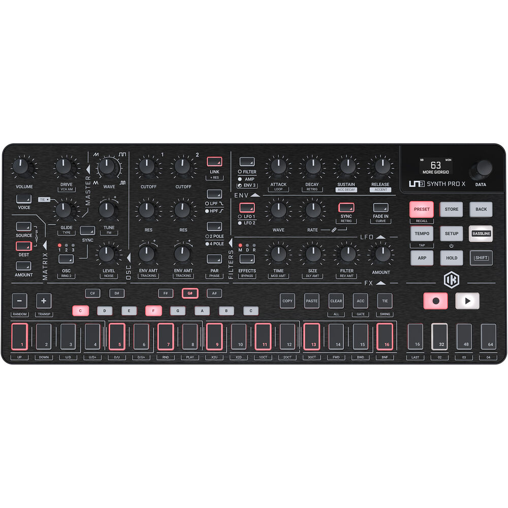 IK Multimedia UNO Synth PRO X 파라포닉 듀얼필터 아날로그 신시사이저