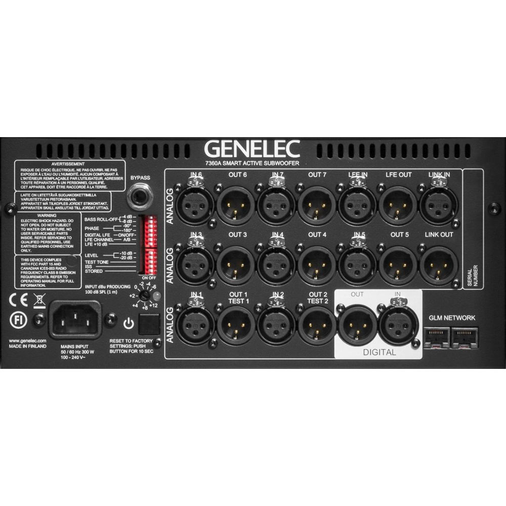 Genelec 7360A SAM 제네렉 10인치 스마트 액티브 서브우퍼 / 오늘출발