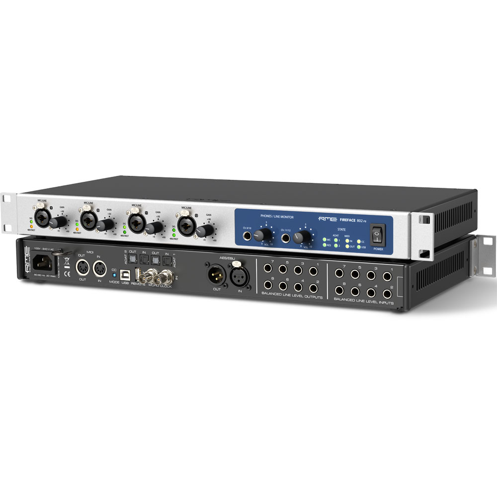 RME Fireface 802 FS USB 오디오 인터페이스