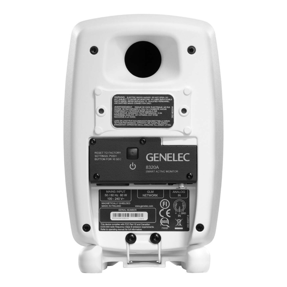 Genelec 8320A SAM 모니터 스피커 화이트 + 제네렉 GLM Kit 패키지