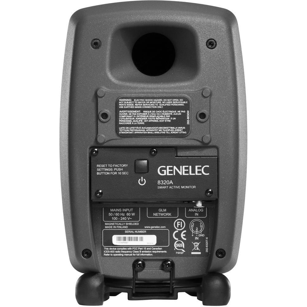 Genelec 8320A SAM 모니터 스피커 그레이 + 제네렉 GLM Kit 패키지