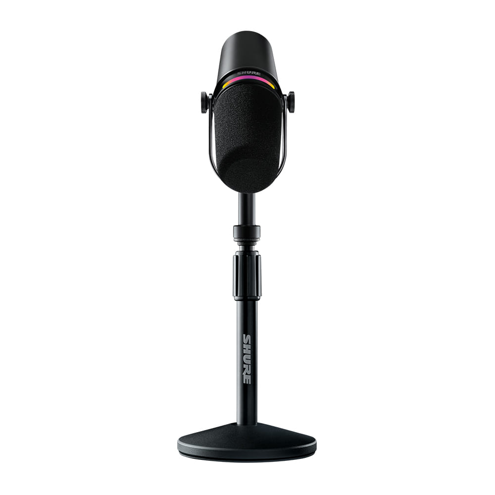 SHURE MV7+ Podcast Kit 슈어 팟캐스트 XLR, USB-C 하이브리드 듀얼 마이크 키트 (스탠드 포함)