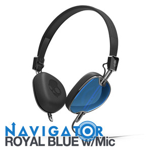 스컬캔디 Navigator RoyalBlue w/Mic 네비게이터