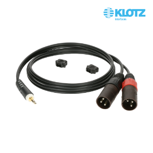 KLOTZ AY9 클로츠 Y 케이블 3.5mm to 2 XLR(수) 1m