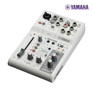 YAMAHA AG03 MK2 화이트 라이브 스트리밍 믹서 겸 오디오 인터페이스