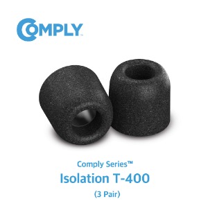 COMPLY 컴플라이 폼팁 Isolation 이어팁 T-400 미디엄 3쌍