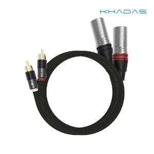 Khadas audio Balanced RCA케이블 1m (Tone 2 Pro 전용)