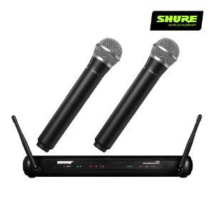 SHURE SVX288 / PG58 슈어 듀얼채널 무선 핸드 마이크 시스템