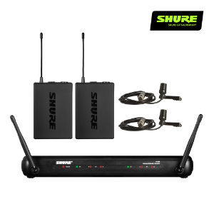 SHURE SVX188 / CVL 슈어 듀얼채널 무선 핀마이크 시스템